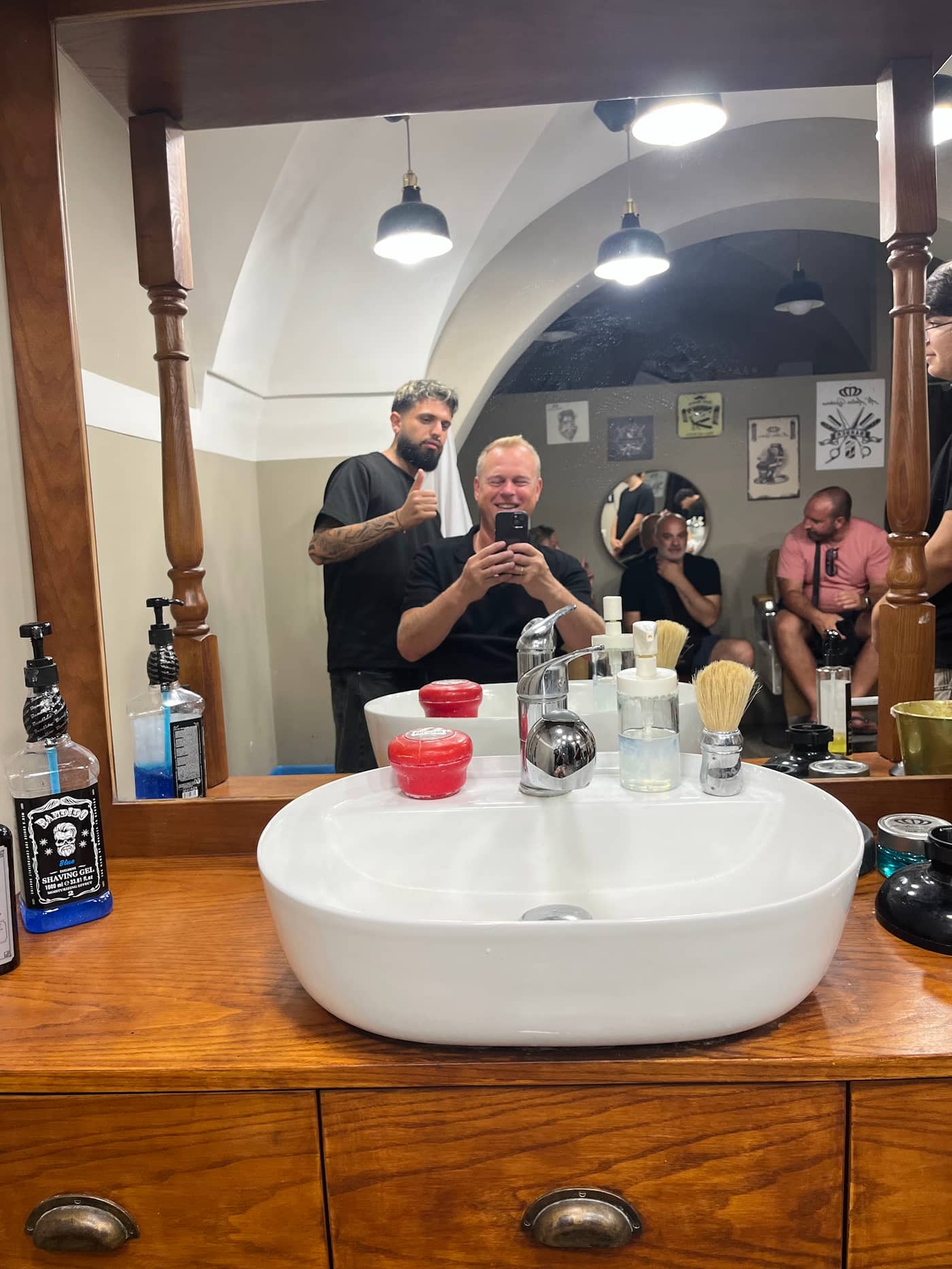 All'Antica Barberia di Catania — dettaglio