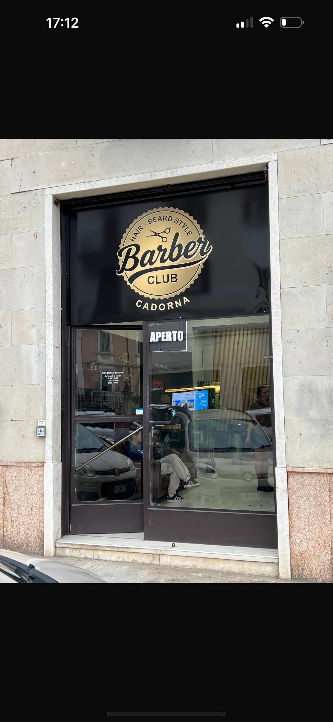 Barber Club Cadorna — interno