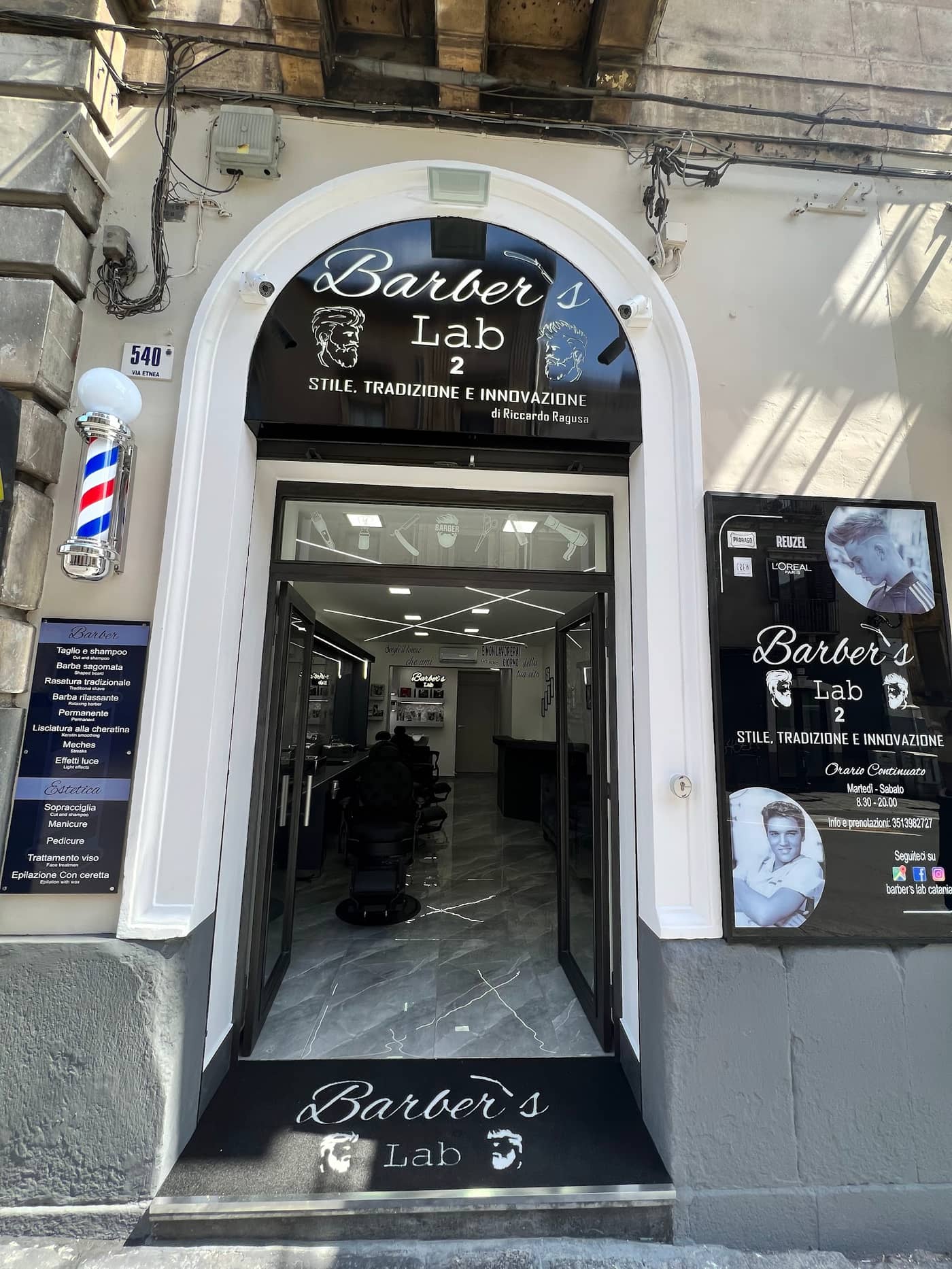 Barber's Lab 1 — interno