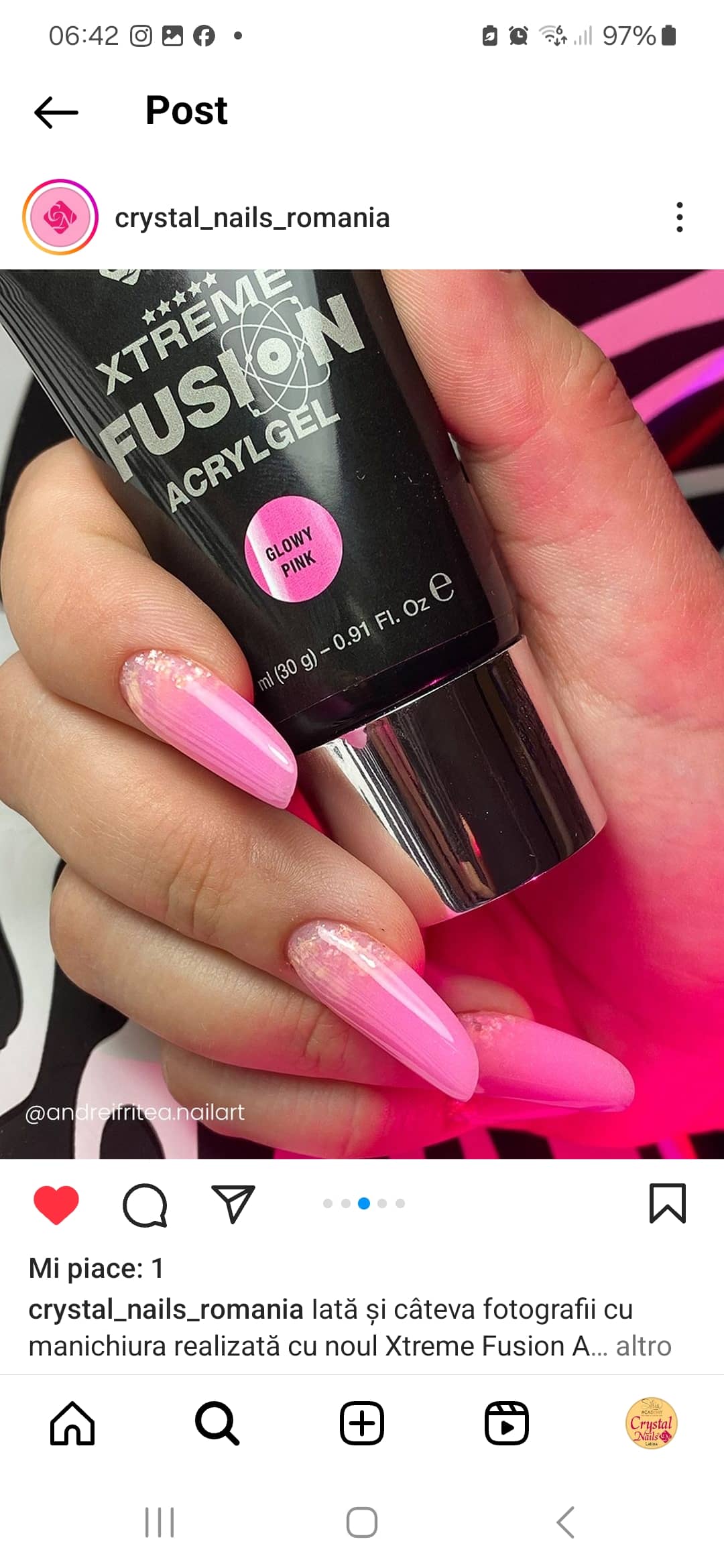 Crystal Nails Latina - Silvia Academy — lavoro 1