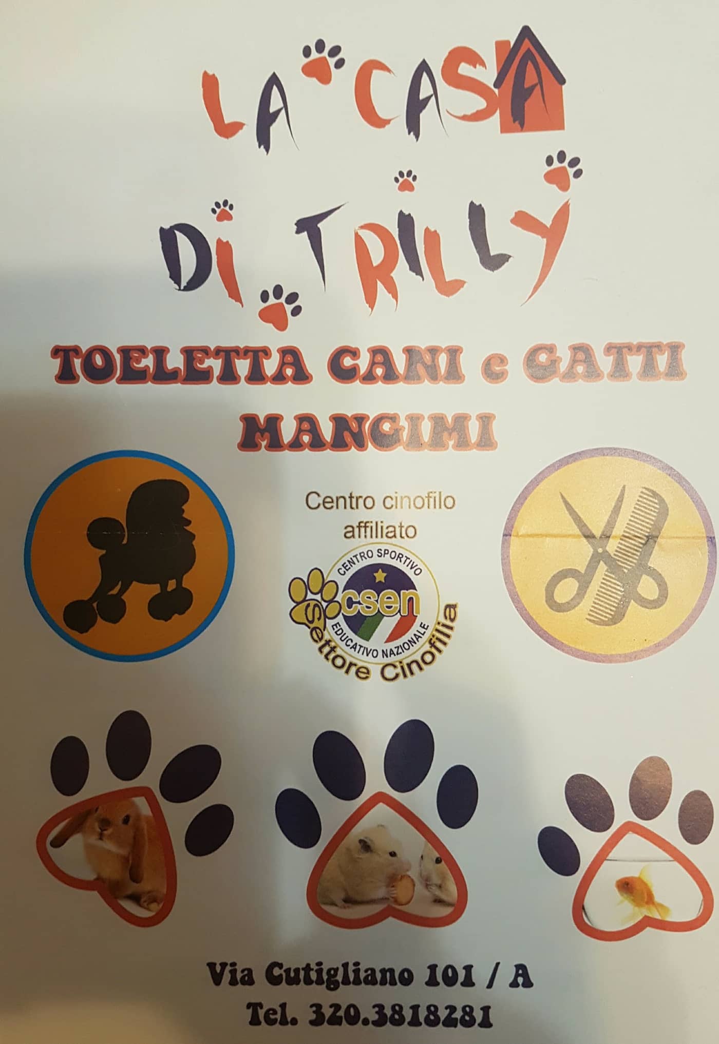 La Casa Di Trilly — Toelettatura e negozio per animali domestici