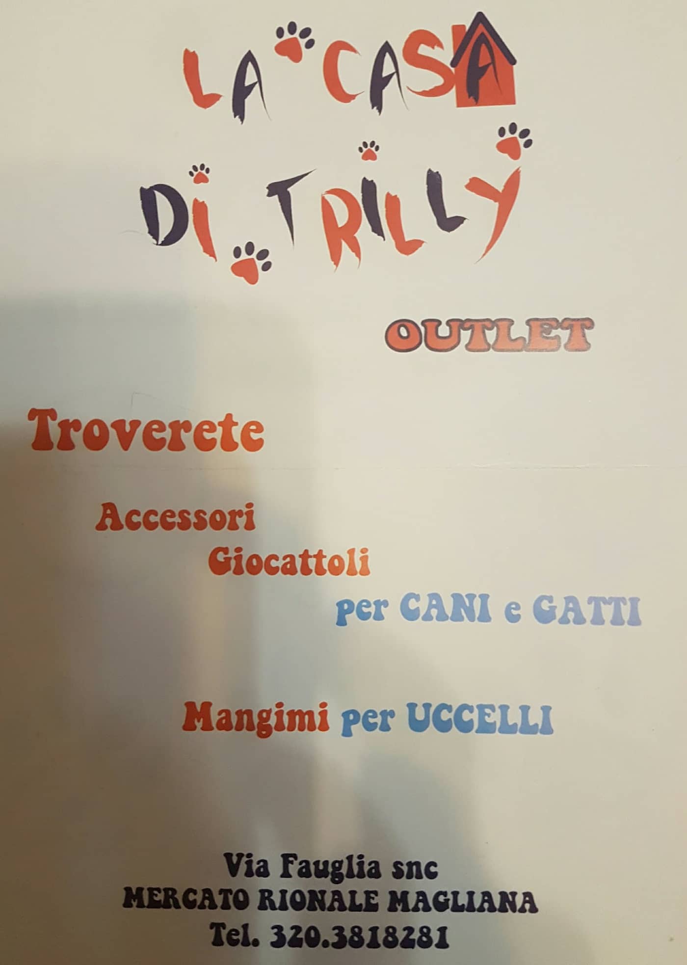 La Casa Di Trilly — Toelettatura e negozio per animali domestici