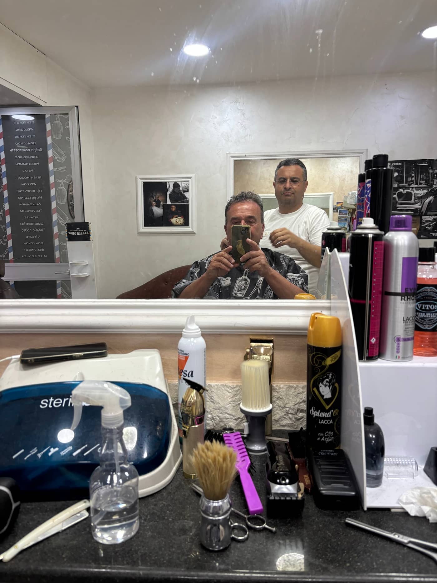 Parrucchiere per uomo Salvo Marino — la sala