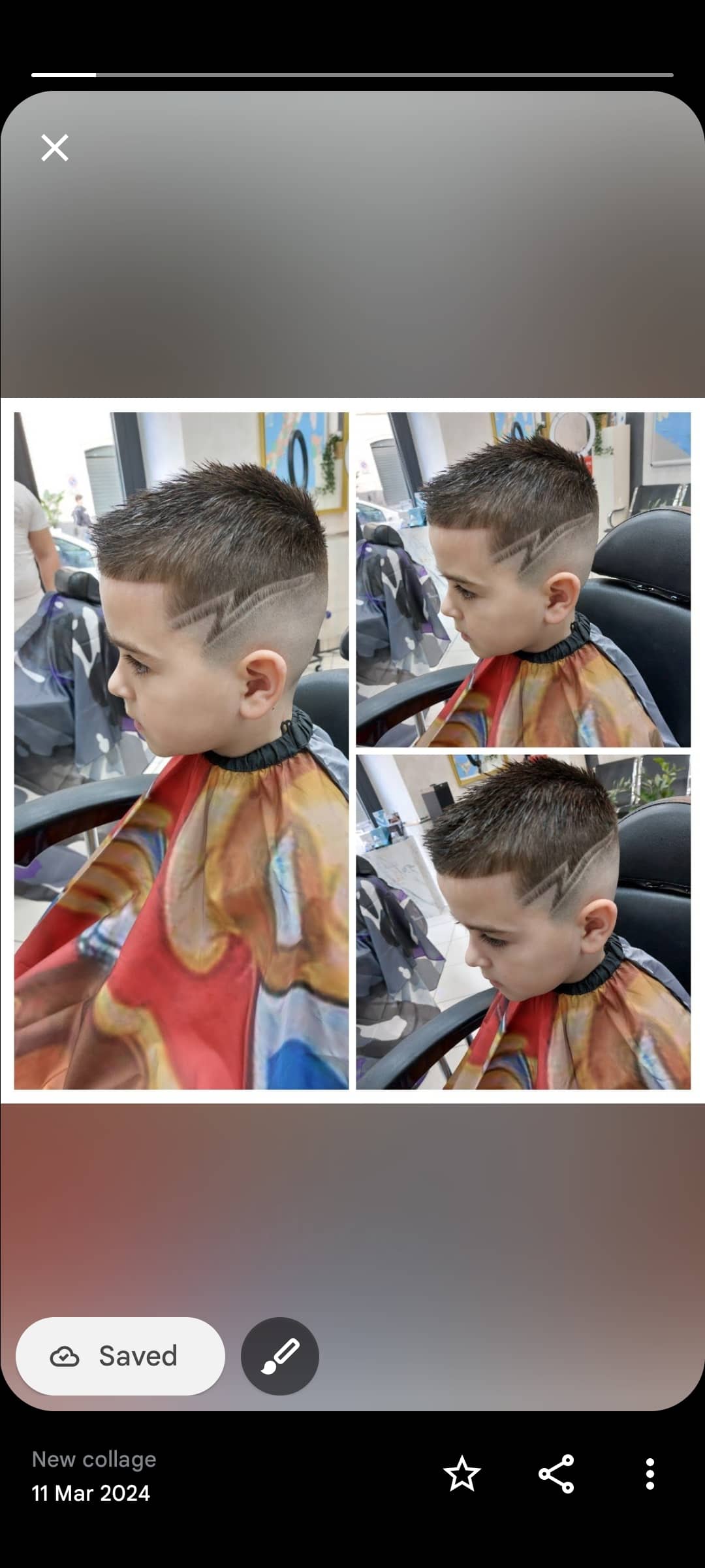 Ebenezer Barbers Shop — dettaglio